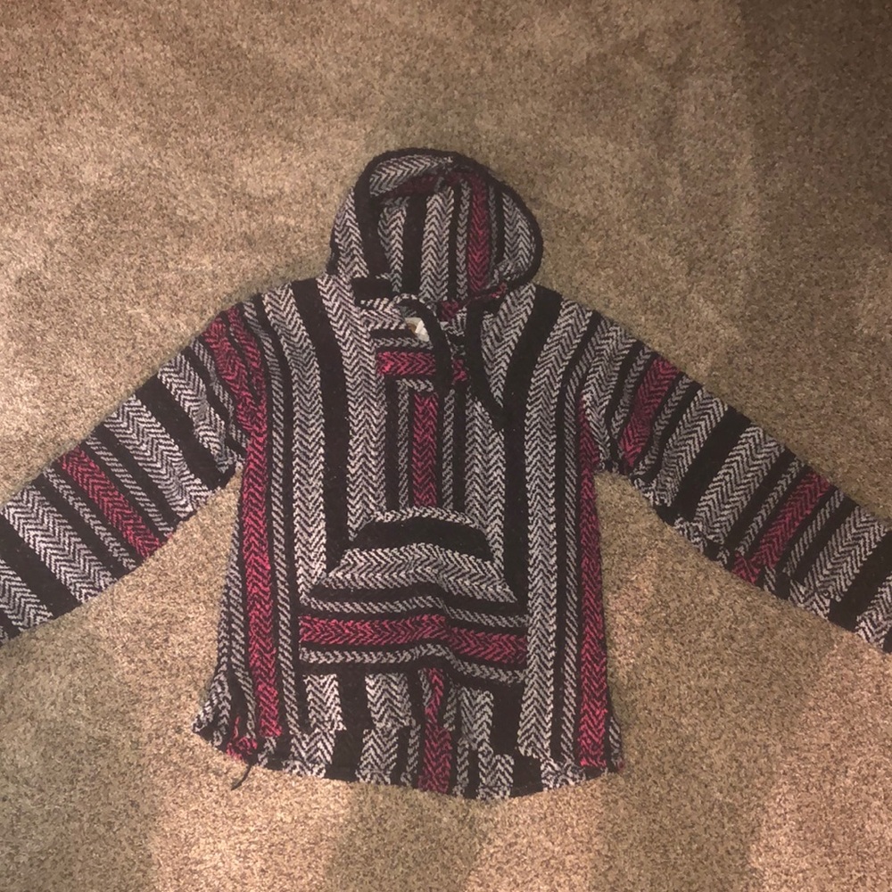 Drug rug sweatshirt made in Mexico